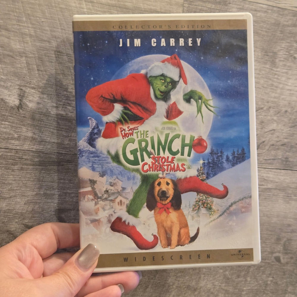 How The Grinch Stole Christmas DVD Jim Carrey Collector's Edition Widescreen